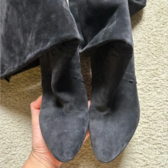 Saint Laurent Meurice tassel suede boots - Picture 8 of 14